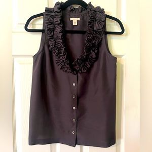 J. Crew 100% silk sleeveless blouse